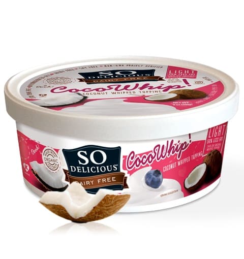 So Delicious CocoWhip review! Coconut based whipped cream (vegan,  gluten-free, dairy-free) 