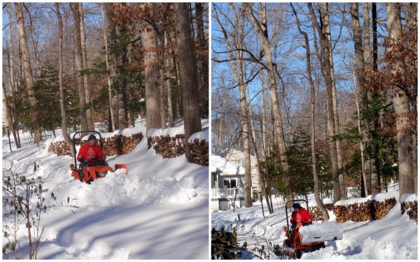 Mr. GFE Clearing Driveway Blizzard 2016