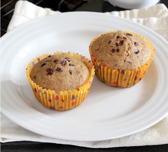 Gluten-Free Chai-Spiced Muffins with Cacao Nibs