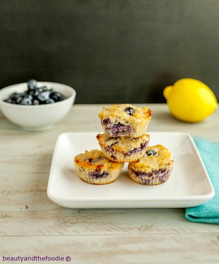 What wonderful grain-free muffins to wake up to! Grain-Free Lemon Berry Muffins from Beauty and The Foodie. March Muffin Madness!