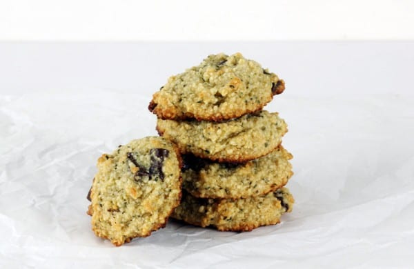 Gluten-free and paleo-friendly Hemplicious Chocolate Chip Cookies. Paleo Chocolate Chip Cookies with hemp seeds added. You're going to love this protein-packed version of chocolate chip cookies. Dark chocolate chips and hemp seeds are a fabulous combination!