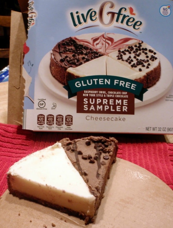 ALDI LiveGFree Cheesecake Sampler in 2015