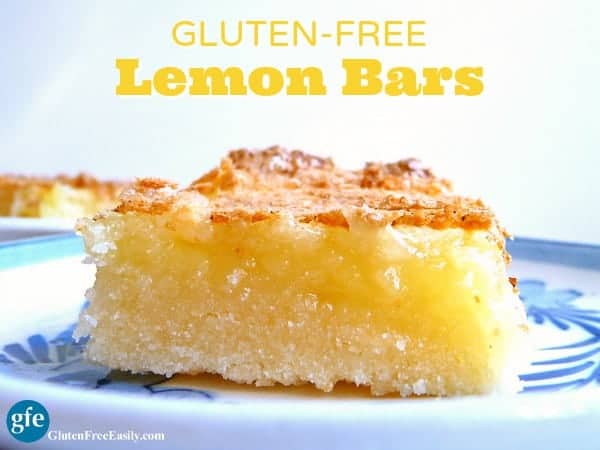 Gluten-Free Lemon Bars. Perfectly lemon and absolutely luscious! (photo)