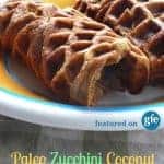 Your options for gluten-free wraps just got a whole lot better with these Paleo Zucchini Coconut Waffle Wraps! Grain free, soft, and pliable. How will you feel yours? [featured on GlutenFreeEasily.com] (photo)