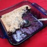 Gluten-Free Blueberry Cobbler--You can make it in no time and it will disappear in no time, too. It's good! [from GlutenFreeEasily.com] (photo)