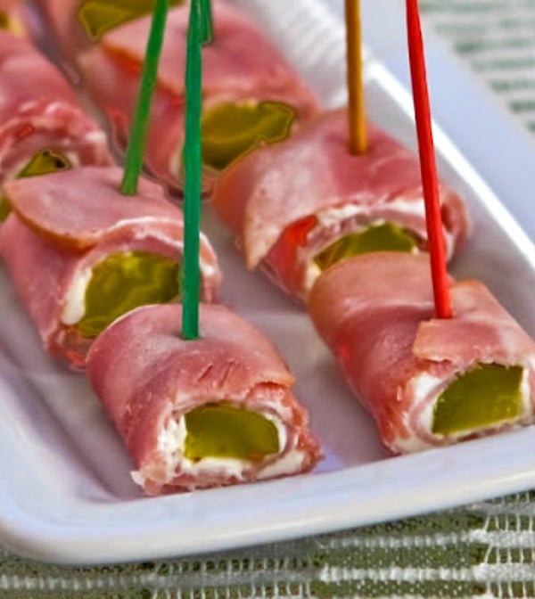 Ham and Dill Pickle Bites Appetizer