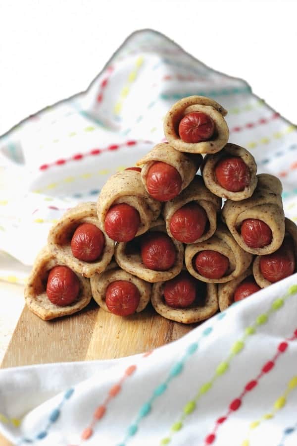 Paleo Pigs in a Blanket! Paleo Piggies if you will! Gluten free, grain free, dairy free, egg free, nut free. One of 17 gluten-free holiday appetizers that will make your New Year celebration! [From Predominantly Paleo and featured on GlutenFreeEasily.com] (photo)