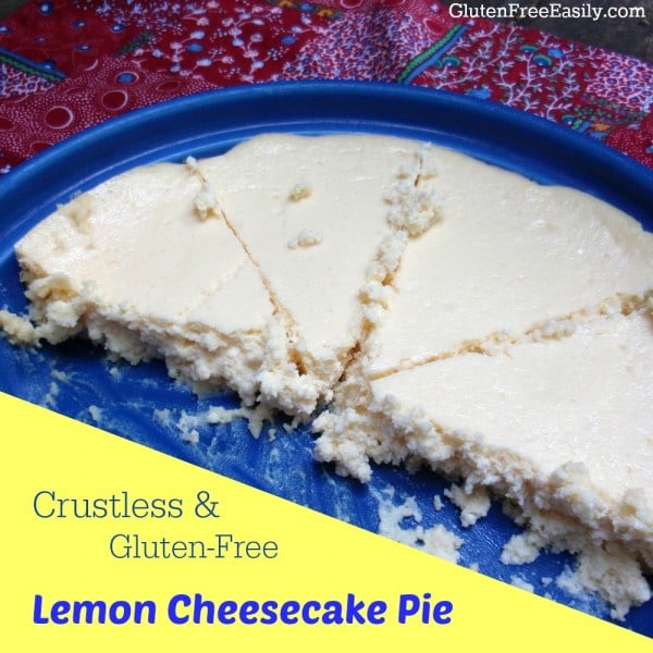 Gluten-Free Lemon Cheesecake [from GlutenFreeEasily.com]