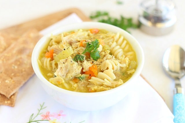 The Best Instant Pot Chicken Noodle Soup. One of the many healing gluten-free chicken noodle soup recipes featured on gfe. [from GlutenFreeEasily.com]