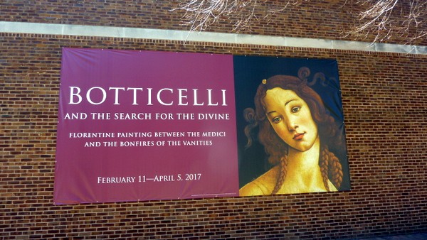 Botticelli Exhibit Banner Muscarelle Museum [from GlutenFreeEasily.com]