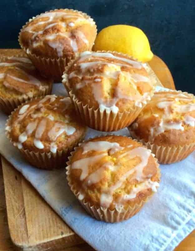 Gluten-Free Lemon Yogurt Muffins. Lemon-infused baked goods are a ray of sunshine! One of 20 gluten-free muffin recipes featured on gfe for March Muffin Madness.