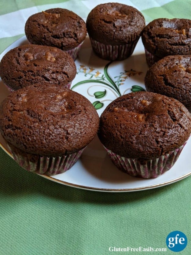 Gluten-Free Ginger Cream Muffins. These gluten-free muffins are ginger muffins with a surprise cream cheese filling. While these muffins would be just fine on their own (with no filling at all), the filling makes them a very special treat. One of 20 gluten-free muffin recipes for March Muffin Madness.