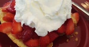 Gluten-Free Strawberry Shortcake made using gfe Perfect Pound Cake.