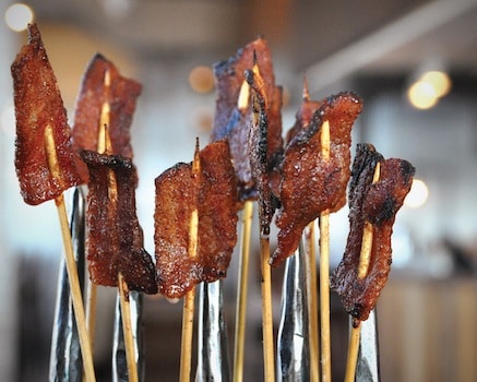 Bacon Lollies. One of 50 gluten-free bacon recipes featured on gfe. Photo by Greg Powers.