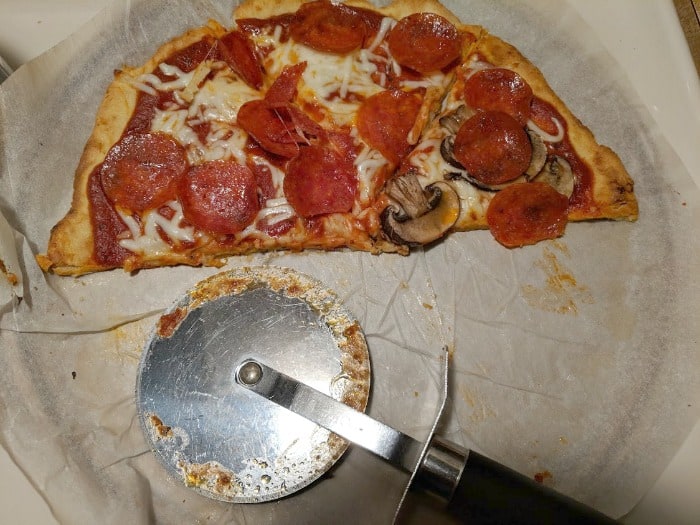 Gluten-Free Fat Head Pizza Crust. Only half left! One of 30 gluten-free keto recipes [featured on GlutenFreeEasily.com]