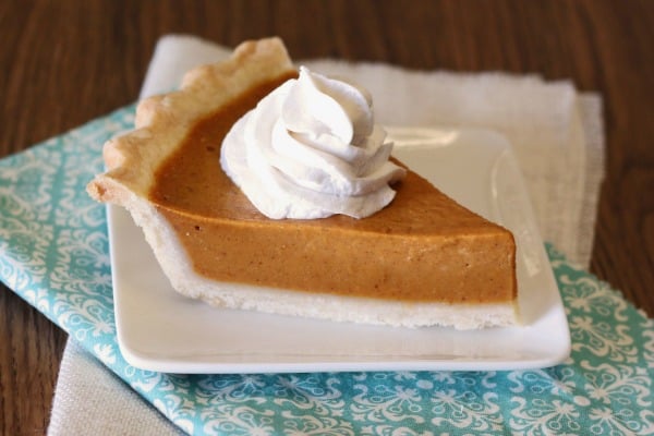 Classic Pumpkin Pie from Sarah Bakes Gluten Free. One of 50 gluten-free pumpkin pie recipes featured on gfe. [from GlutenFreeEasily.com]