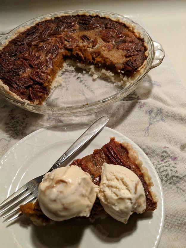Gluten-Free Sweet Potato Pie. The best of both worlds in one slice! Even more amazing when served a la mode. [from GlutenFreeEasily.com]