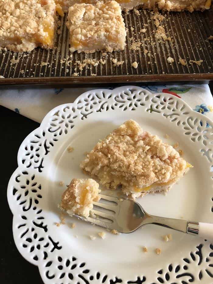 Gluten-Free Peach Pie Bars Photo