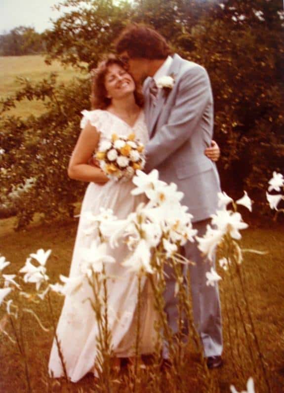 Smokey and Shirley Braden Wedding Kiss