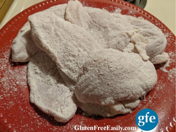 Breading the Perfect Gluten-Free Fried Chicken Breasts.