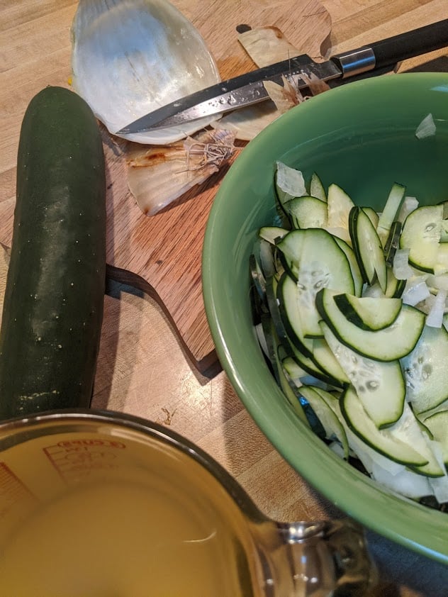 Classic Cucumber Salad. A summer recipe that you'll want to eat it all year long!