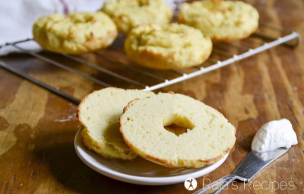 Three-Ingredient Grain-Free Bagels from Raia's Recipes