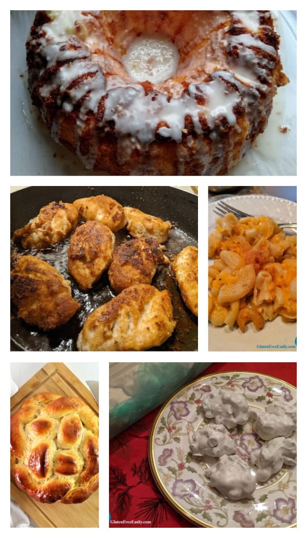 Collage of some of the Top 20 New Gluten-Free Recipes of L:ast Year.