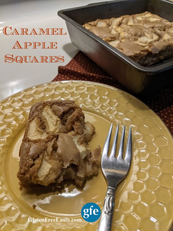 Gluten-Free Caramel Apple Squares