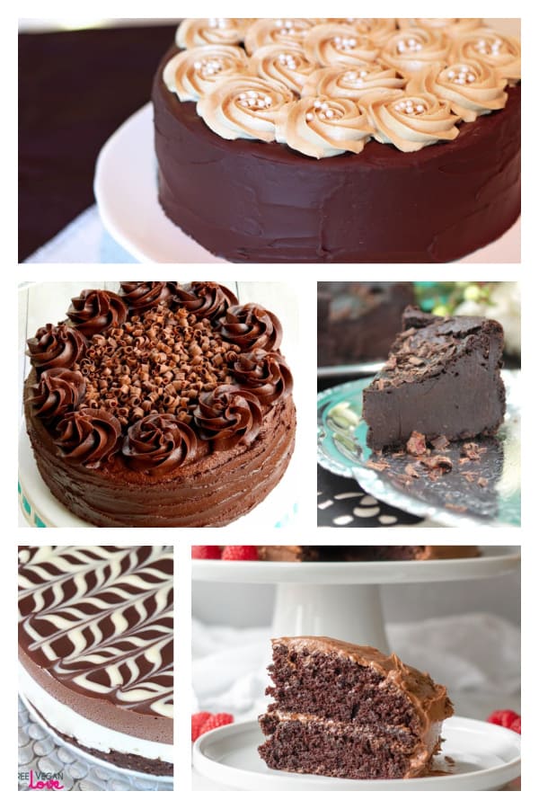 A collection of gluten-free chocolate cakes. Over 25 recipes featured on glutenfreeeasily.com.