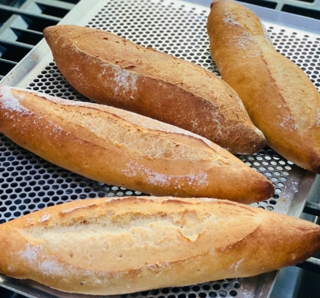 Classic French Baguettes from Better Batter. One of the gluten-free French Bread recipes featured on gfe.
