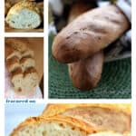 Gluten-Free French Bread (and Baguette) Recipes Collage on gfe