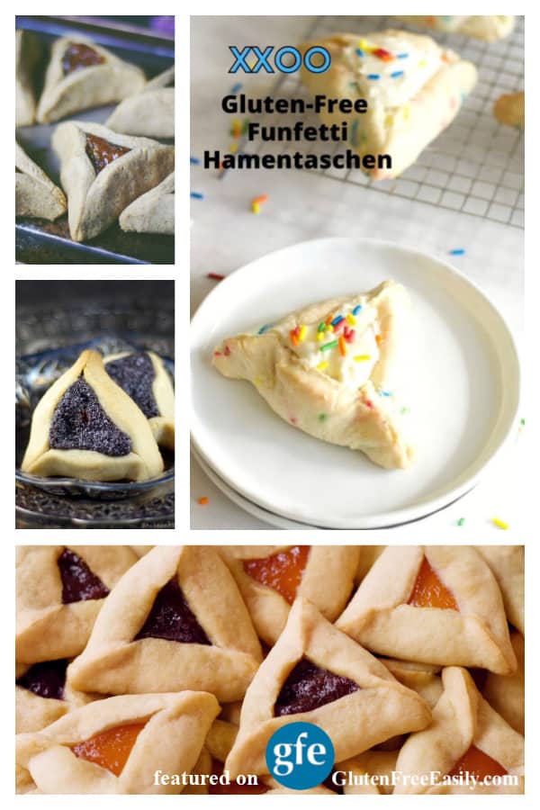 A collage of Hamantaschen photos features on gfe.