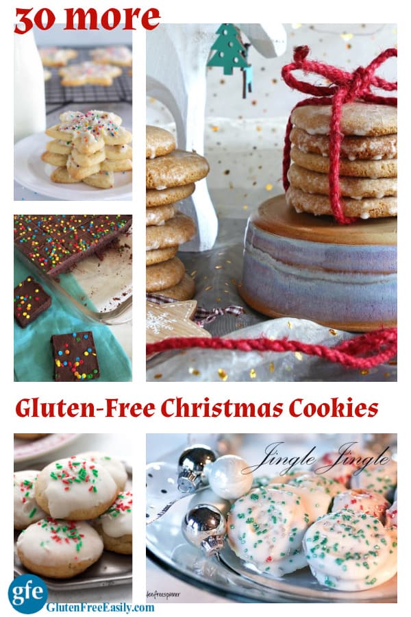 30 more gluten-free Christmas cookies you'll want to make right now. Features on GlutenFreeEasily.com.