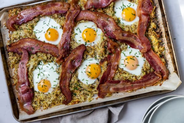 One of over 30 gluten-free recipes to enjoy on Christmas morning. All-American Breakfast Bake from Against All Grain.