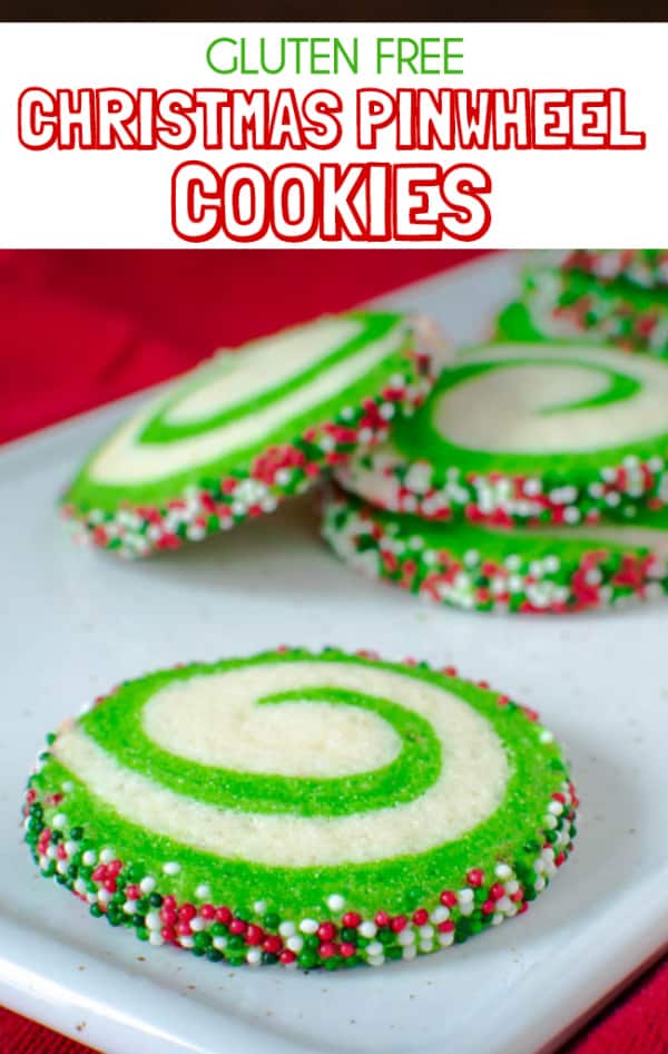 Gluten-free Christmas Pinwheel Cookies. One of 30 more gluten-free Christmas cookies you'll want to make right now.