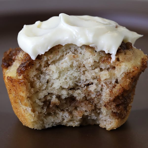 Gluten-Free Cinnamon Roll Muffins. One of 30 gluten-free recipes to enjoy on Christmas morning.