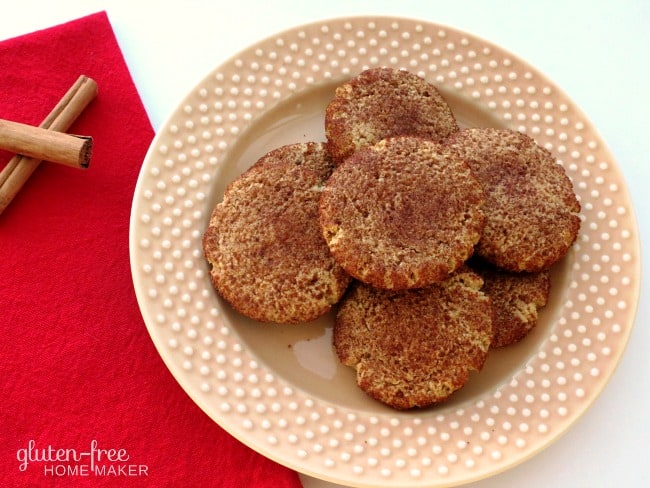 Gluten-Free Snickerdoodles (Paleo)