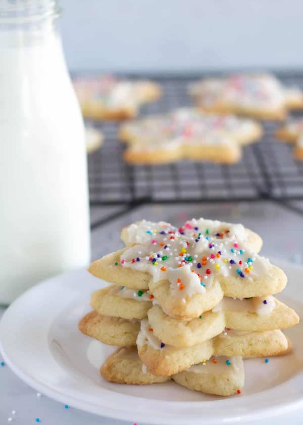 Gluten-Free Keto Sugar Cookies with Frosting. 