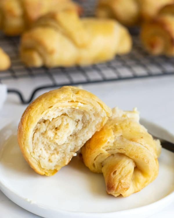 Buttery Gluten-Free Croissants from Fearless Dining. One of the best gluten-free croissant recipes and crescent recipes featured on gfe.
