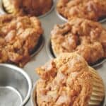 Gluten-Free Sweet Potato Muffins with Walnut Crumb Topping