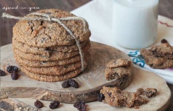 Gluten-Free No-Oat "Oatmeal" Cookies from Against All Grain