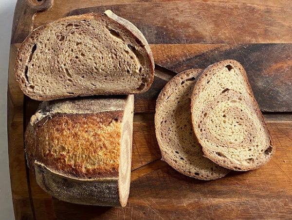 Gluten-Free Marble Rye-Style Sourdough Bread from Gluten-Free Gourmand
