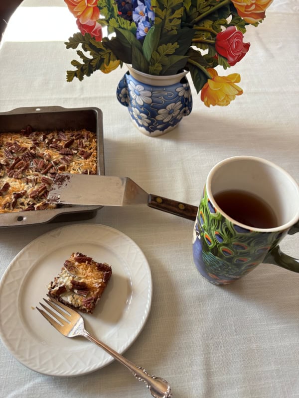 Gluten-Free Magic Quinoa Bars. Exceptional with a mug of tea or your favorite hot beverage.