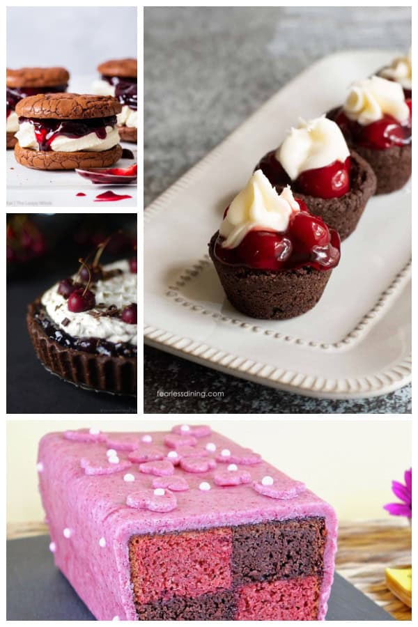New Gluten-Free Black Forest and Chocolate Cherry Dessert Recipes