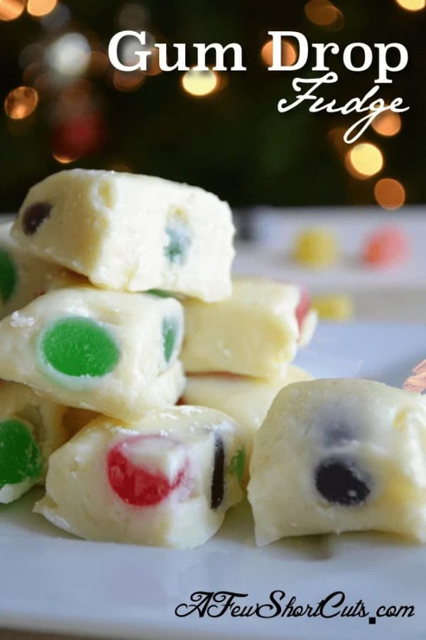 I know many who will love gum drops who will absolutely love this Gum Drop Fudge! It's one of a collection of the best gluten-free fudge recipes. Recipes worth gifting for the holidays and beyond!