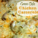 This super easy and flavorful Green Chile Chicken Casserole works for Cinco de Mayo, any dinner, feeding a crowd, and more. People love it! [from GlutenFreeEasily.com] (photo)