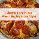 Holy Cow Pizza! Gluten-Free Pizza Worth Having Every Night. Learn the secret ingredient that makes this gluten-free pizza crust taste so much like that gluten-full pizza crust from back in the day. [from GlutenFreeEasily.com]