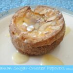 Cinnamon bun flavor in a popover. Gluten-Free Cinnamon Sugar-Crusted Almond Popovers [from Gluten FreeEasily.com] (photo)