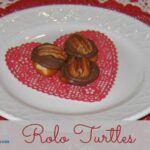 How to make Homemade Gluten-Free Turtles. Rolo Turtles. Just three ingredients create these ooey gooey treats that give you chewiness, chocolate, plus sweet and salty! Make in 2 mins. [From GlutenFreeEasily.com]